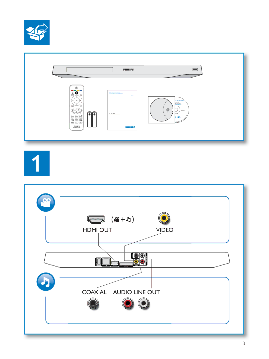 Philips BDP5510 user manual Video 