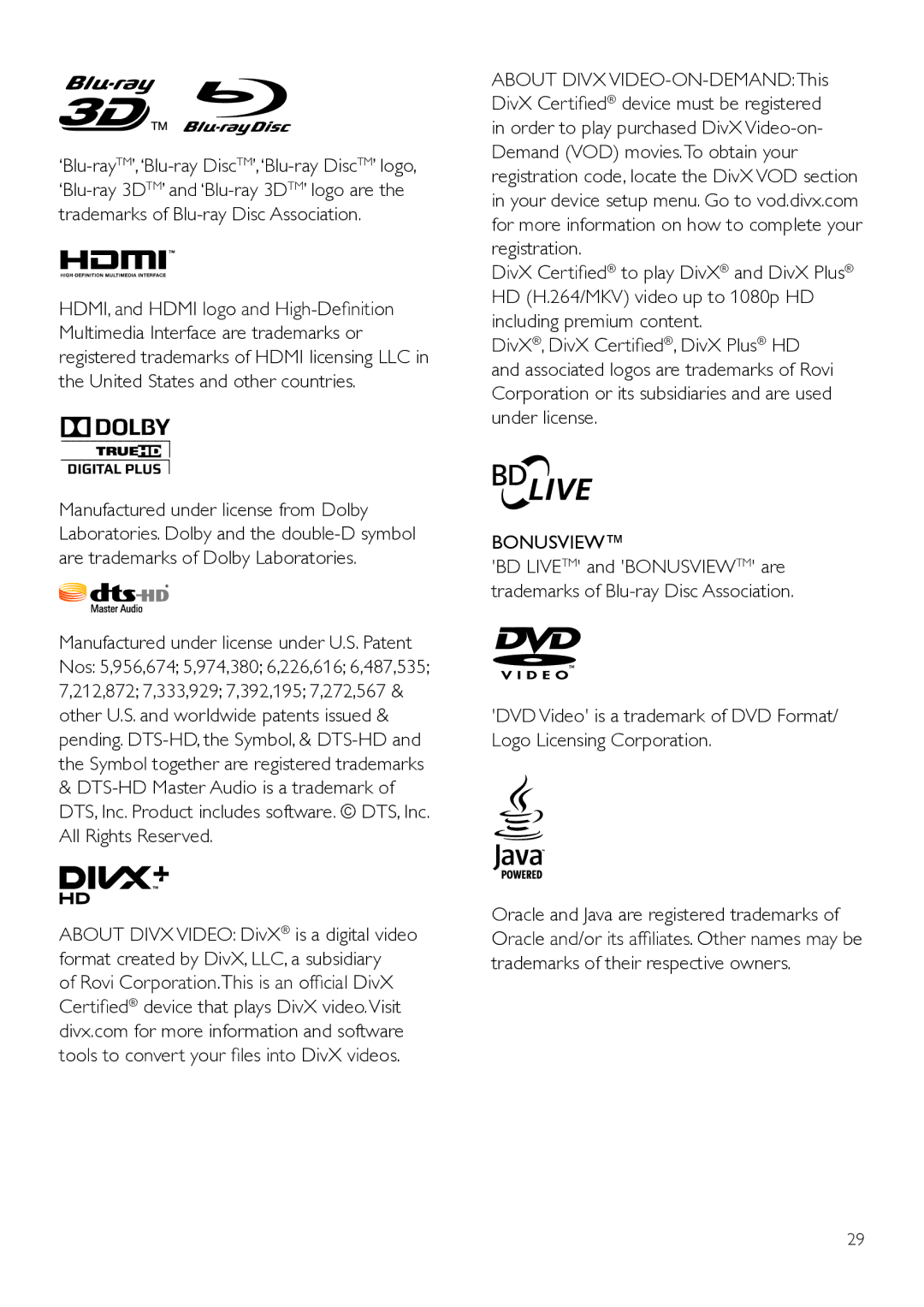 Philips BDP9700 user manual Bonusview 