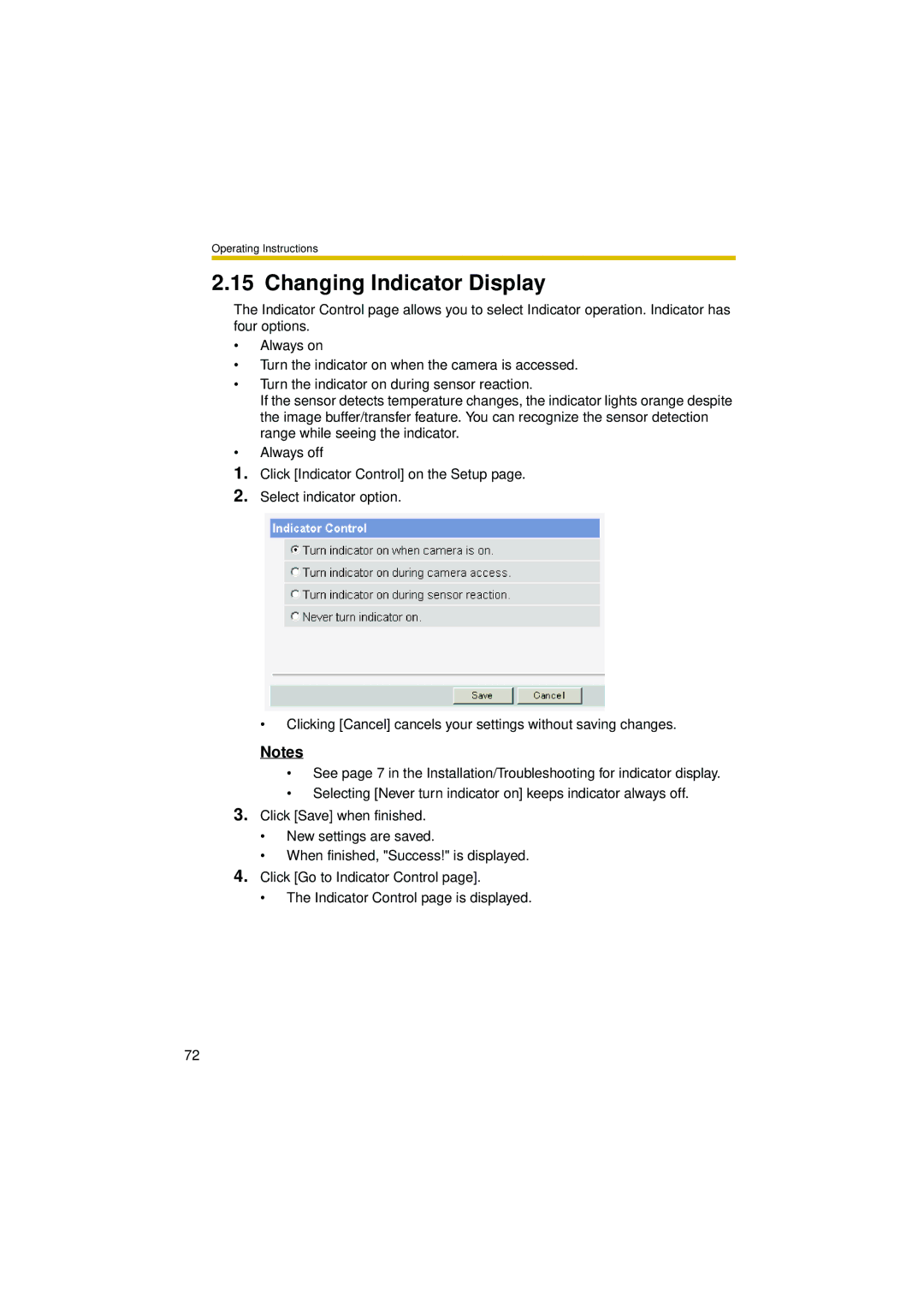 Philips BL-C10 operating instructions Changing Indicator Display 