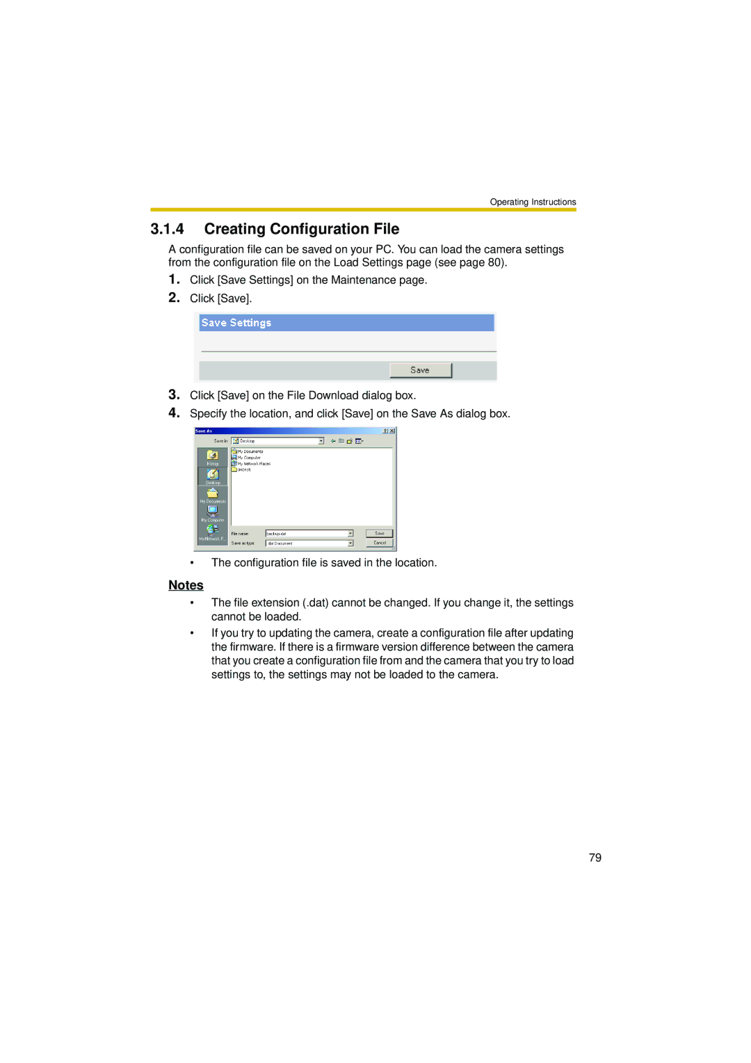 Philips BL-C10 operating instructions Creating Configuration File 