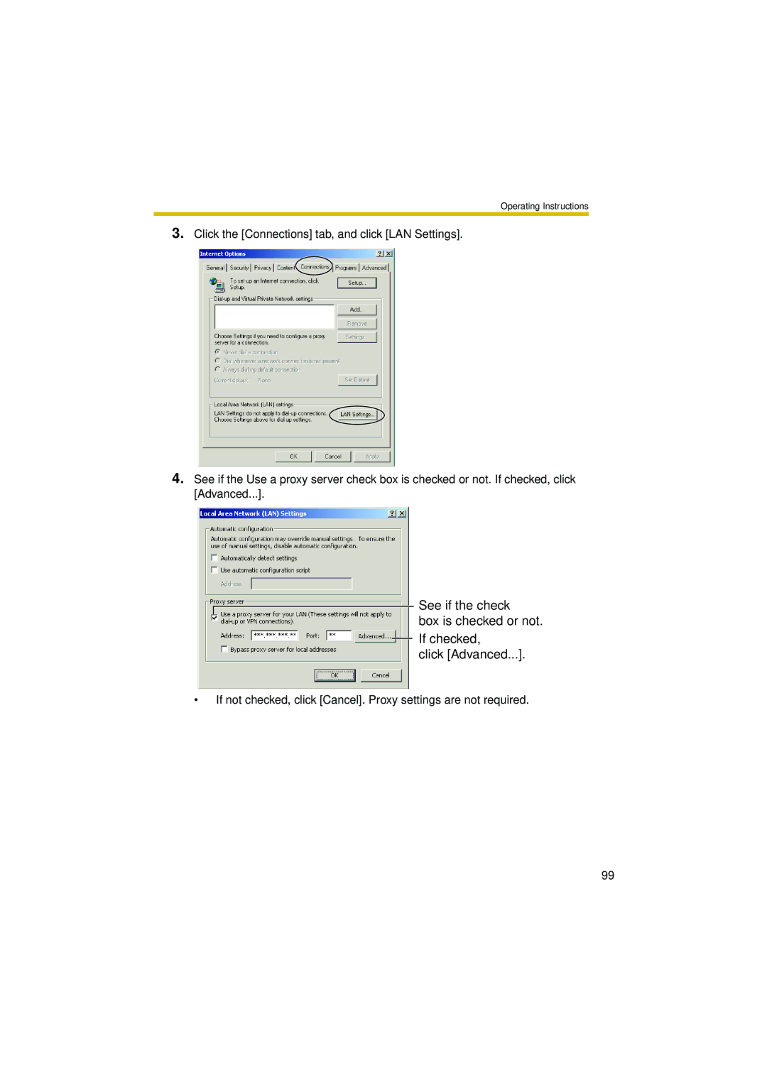 Philips BL-C10 operating instructions See if the check 