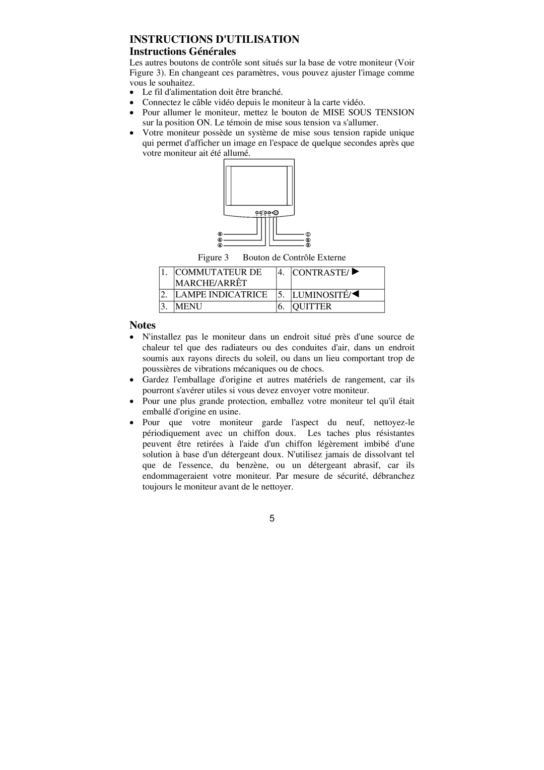 Philips BZ02 manual Instructions Dutilisation, Instructions Générales 