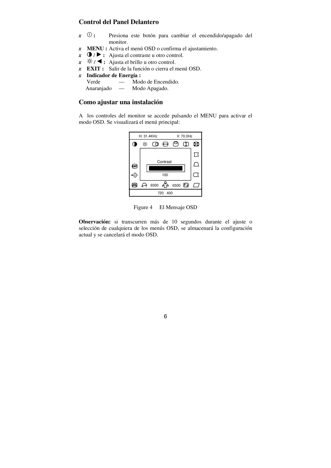 Philips BZ02 manual Control del Panel Delantero, Como ajustar una instalación 