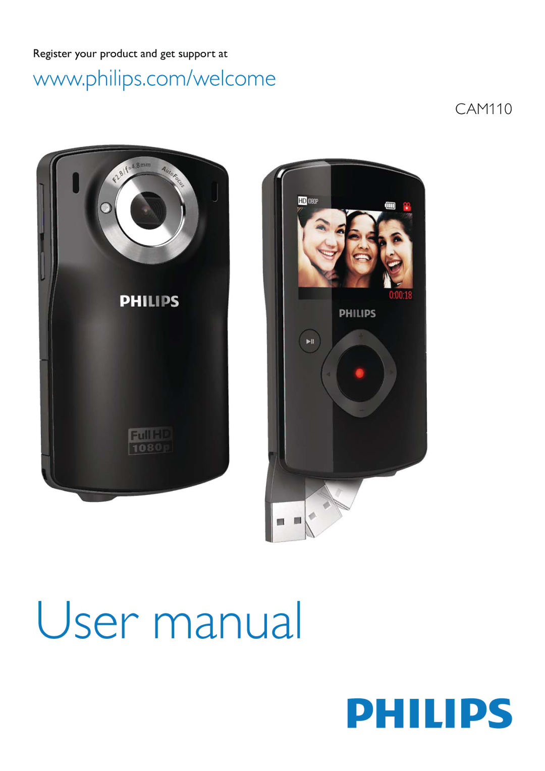 Philips CAM110 user manual 