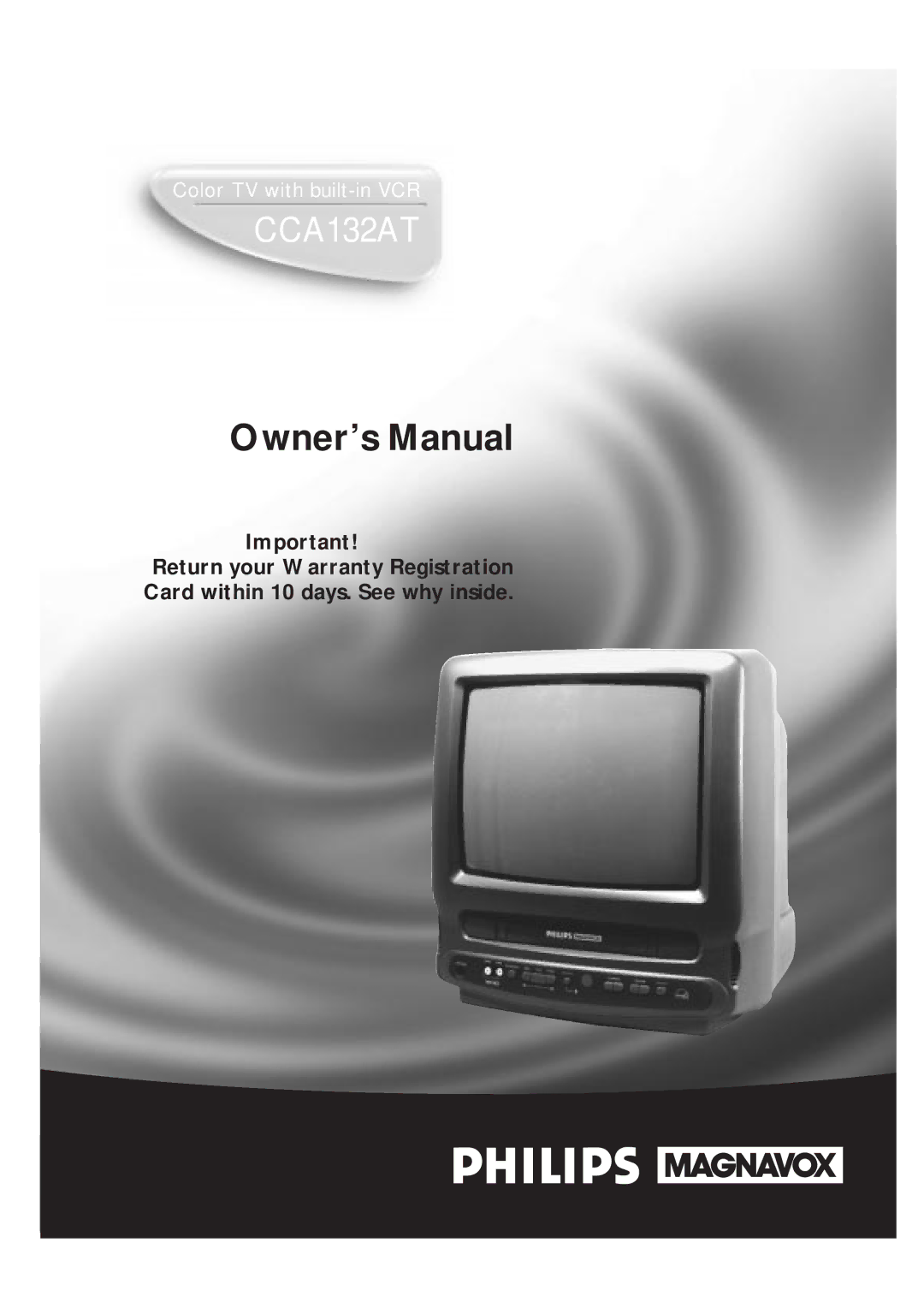 Philips CCA132AT owner manual 