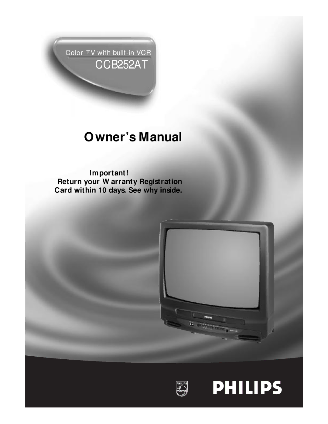 Philips CCB 252AT owner manual CCB252AT 