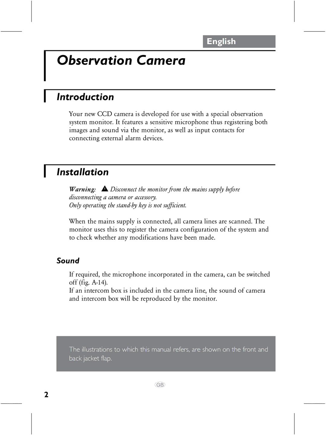 Philips CCD dimensions Introduction, Installation, Sound 