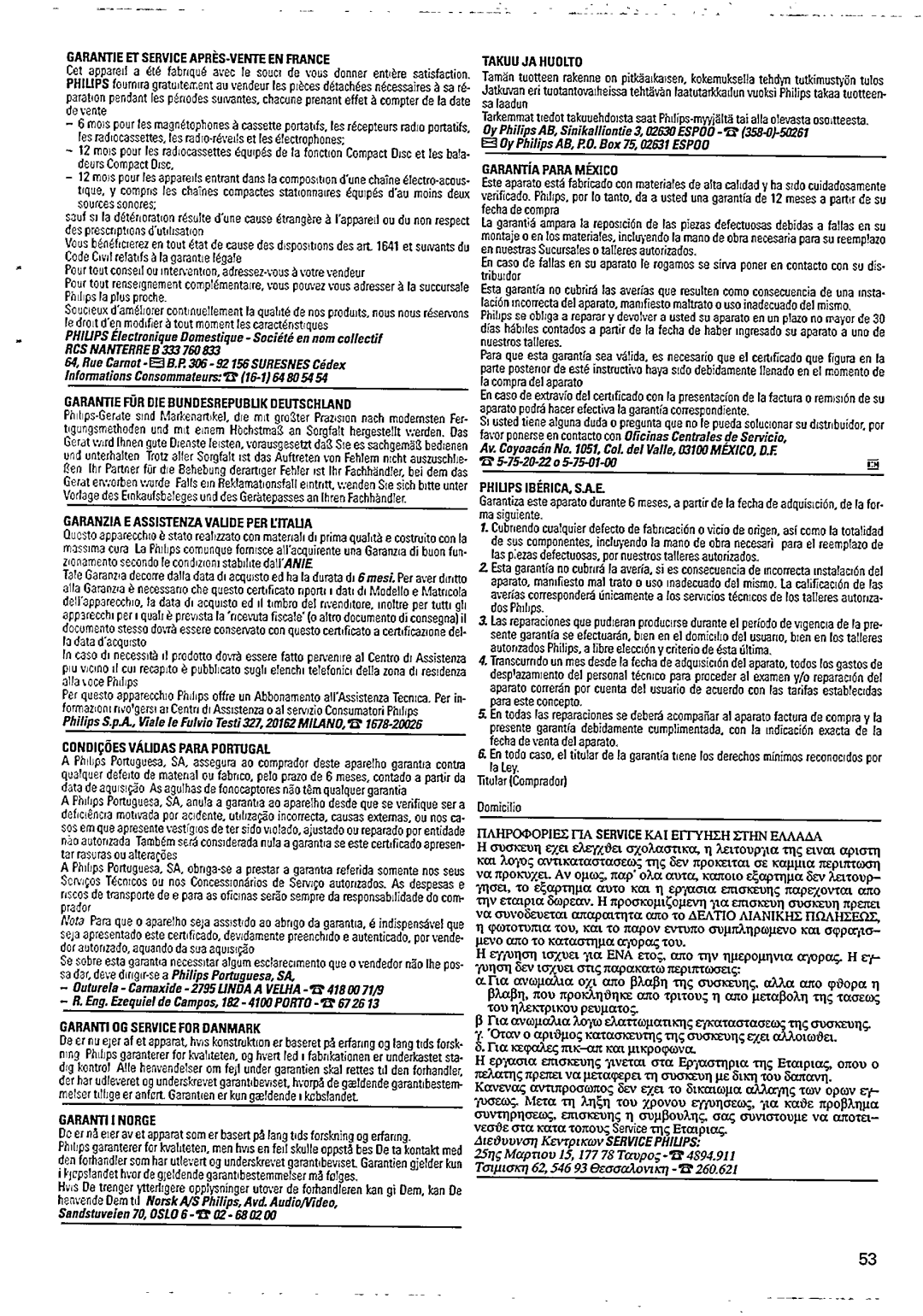 Philips CD 115 manual 