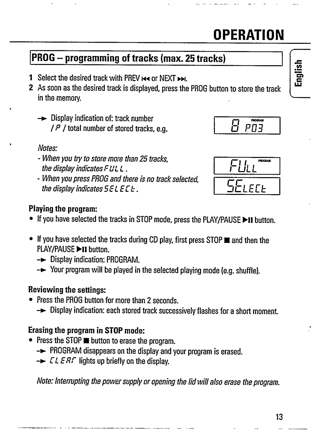 Philips CD15/00, CD 15 manual 