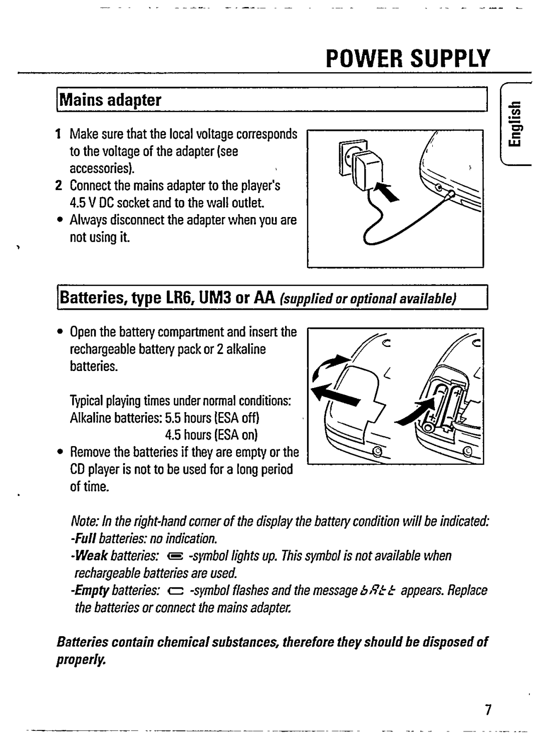 Philips CD15/00, CD 15 manual 