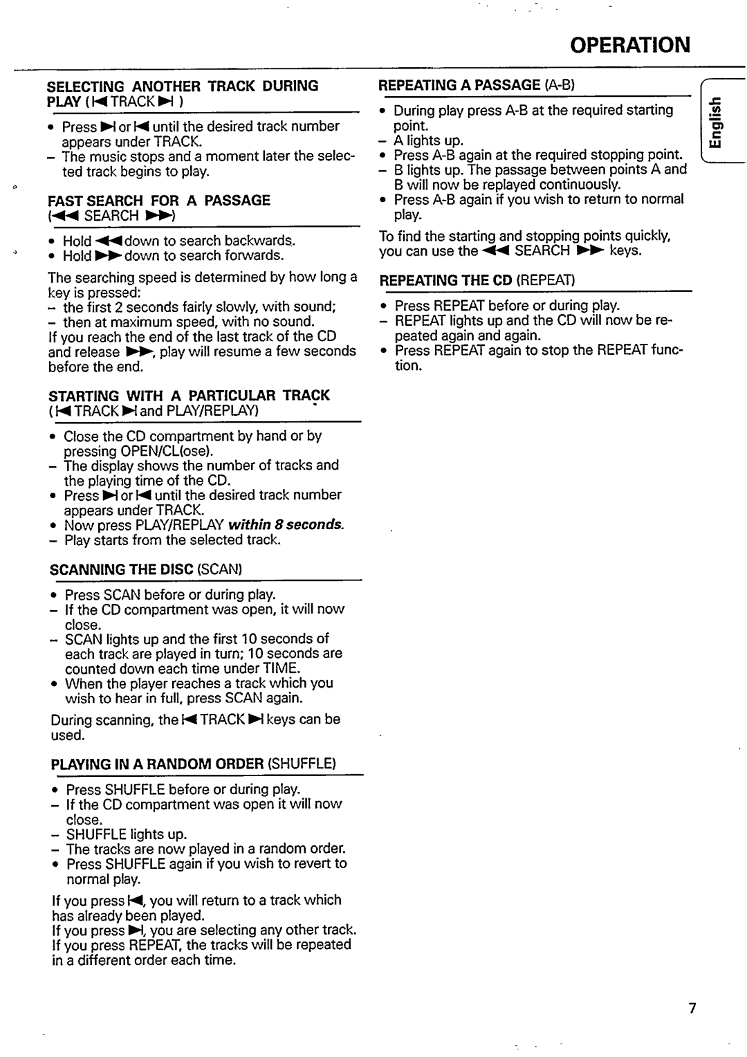 Philips CD 335 manual 