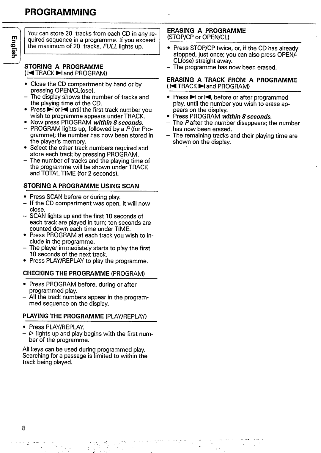Philips CD 335 manual 