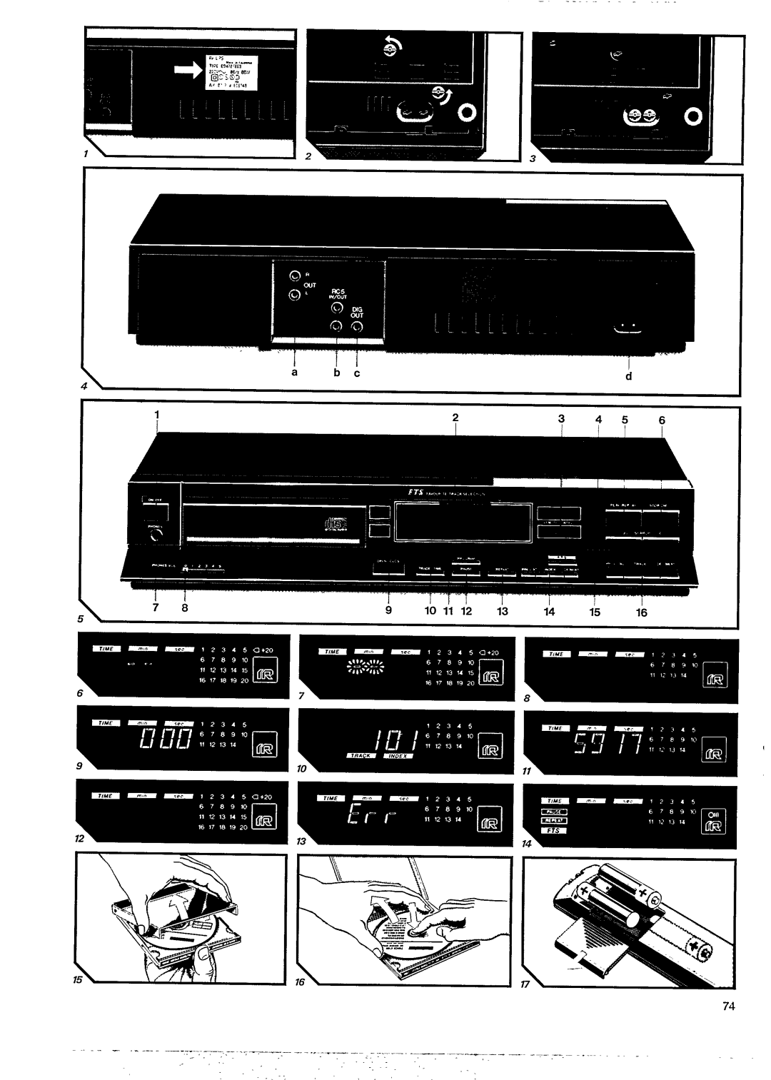 Philips CD 473 manual 