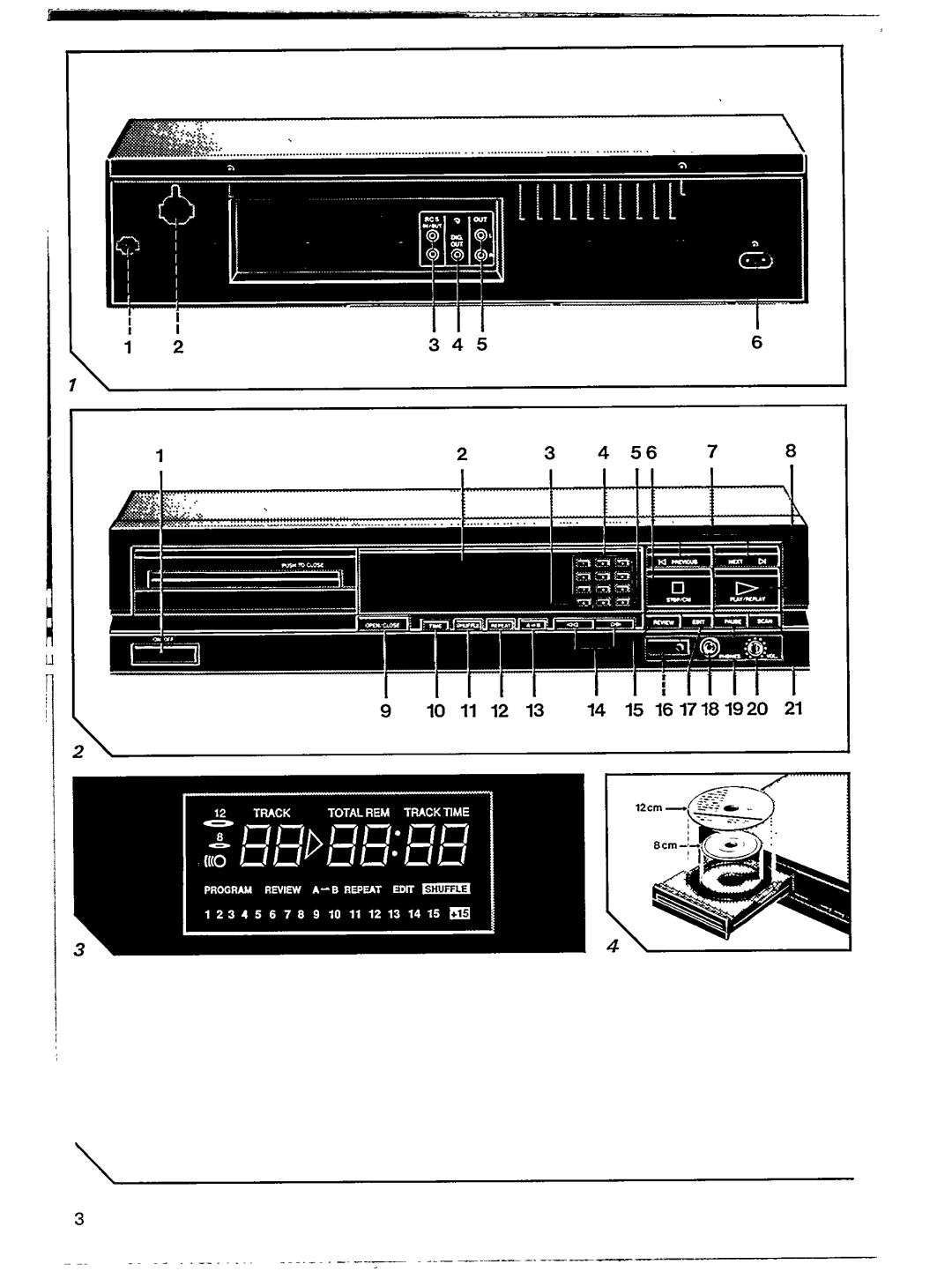 Philips CD 618, CD 608 manual 