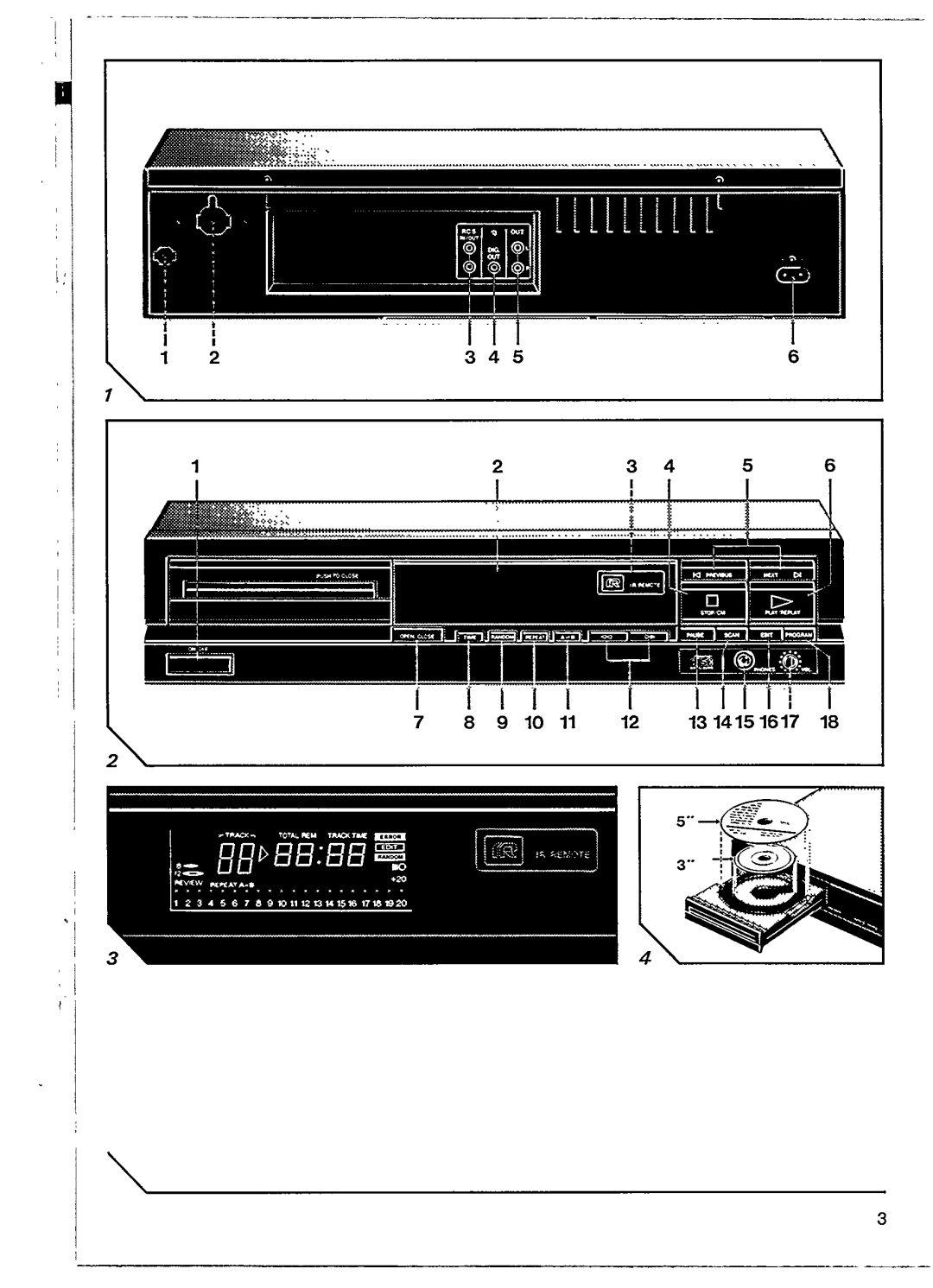 Philips CD 614 manual 