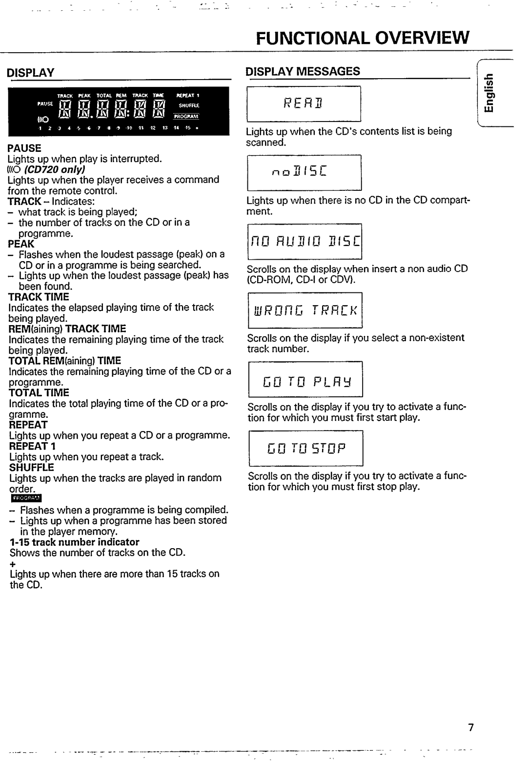 Philips CD 710, CD 720/05B manual 