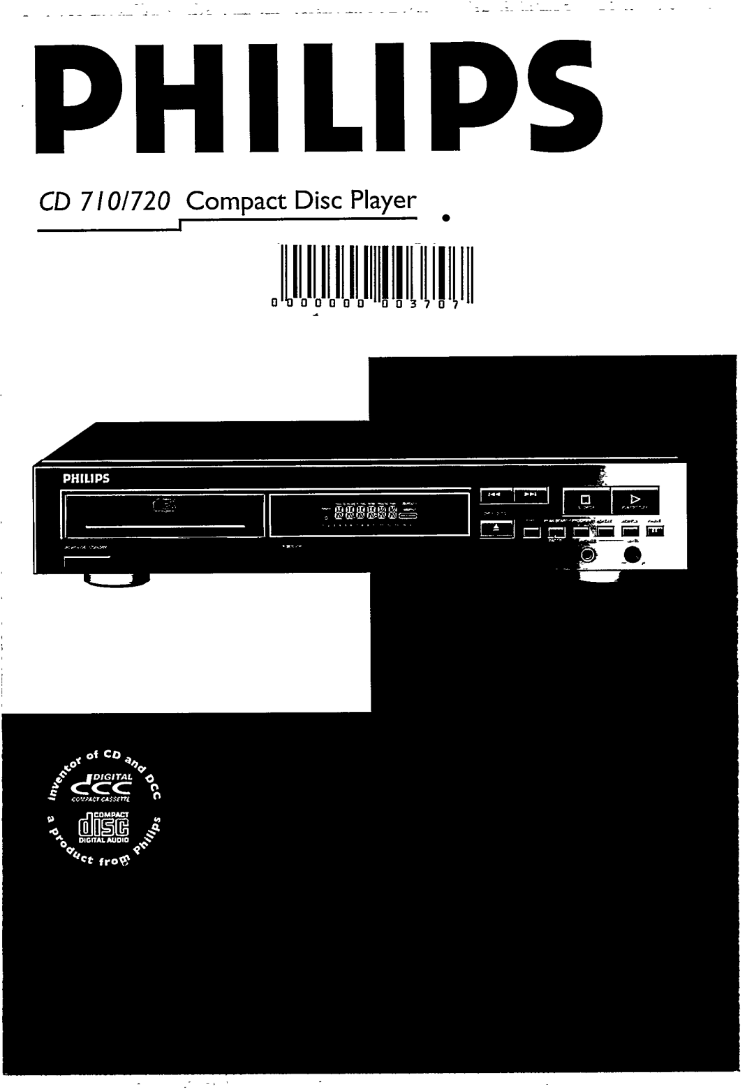 Philips CD 710, CD 720/05B manual 