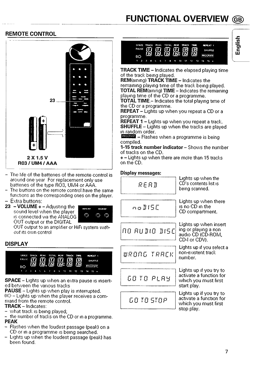 Philips CD740/05B, CD 740 manual 