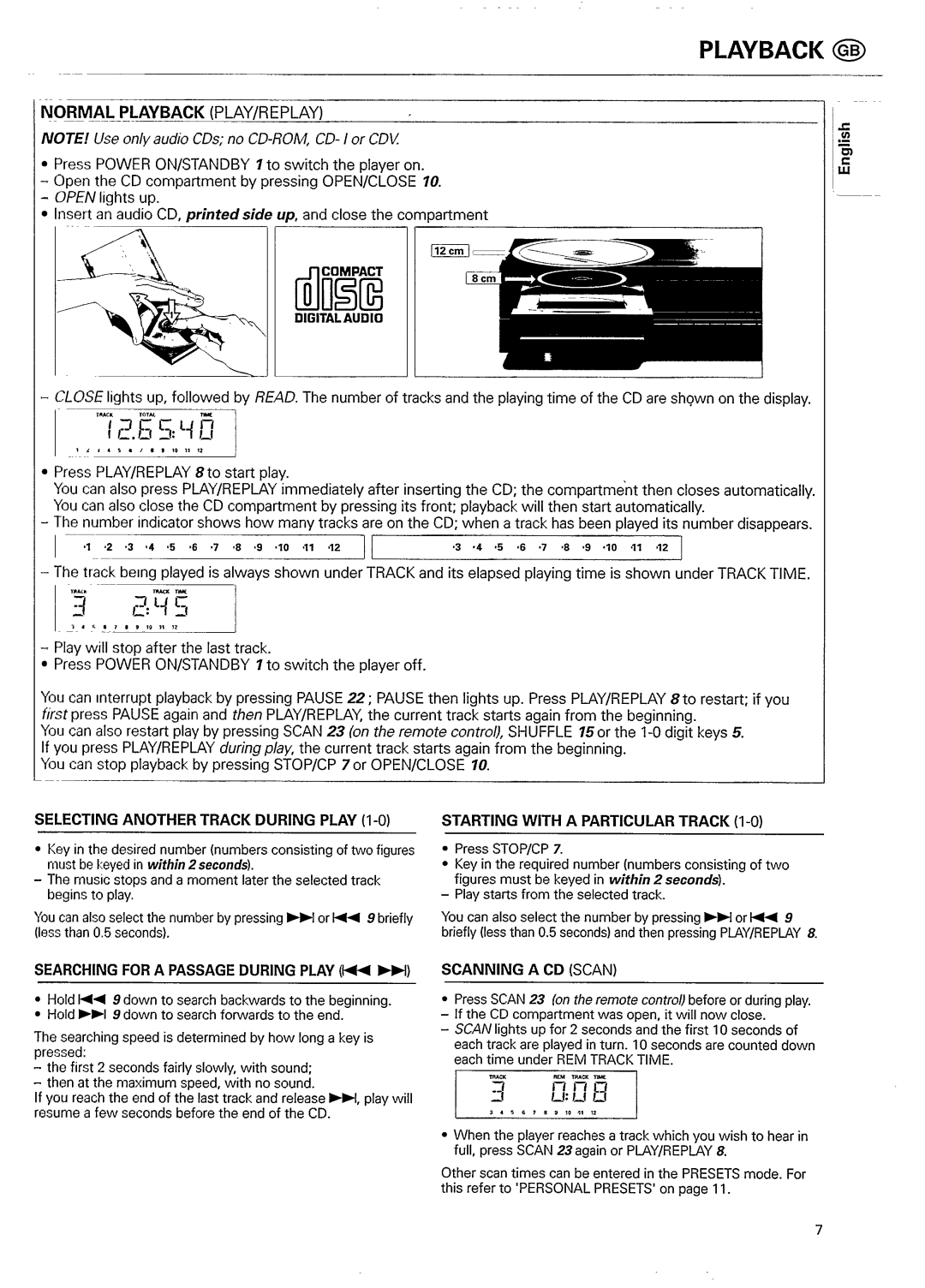 Philips CD 750/00B manual 