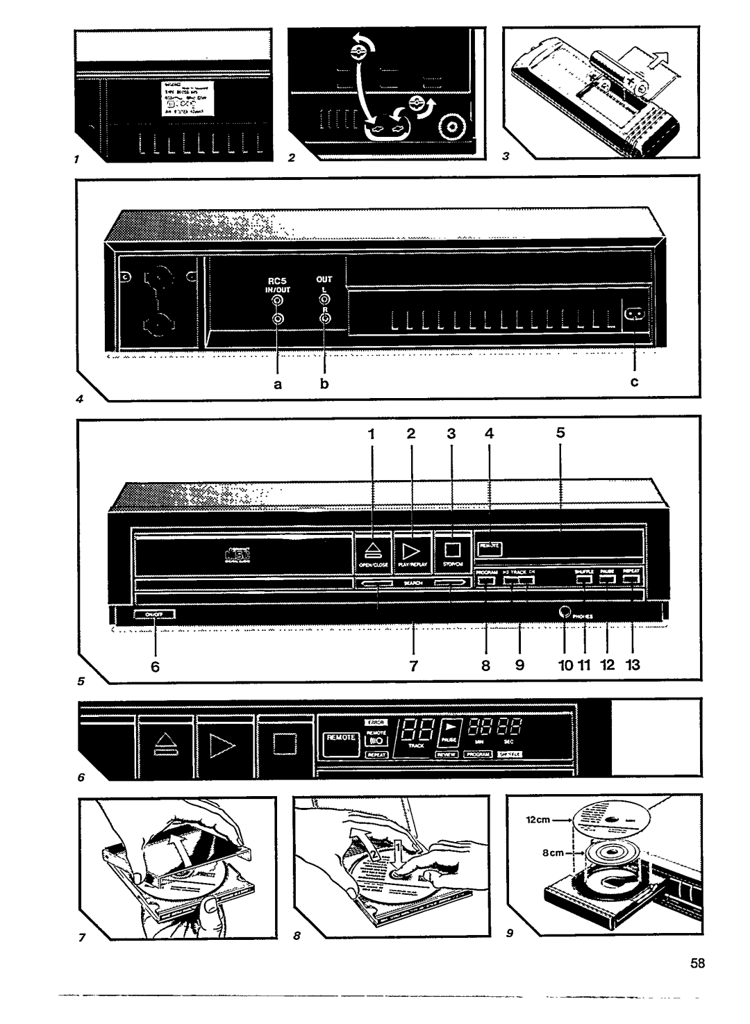 Philips CD 781, CD 780 manual 