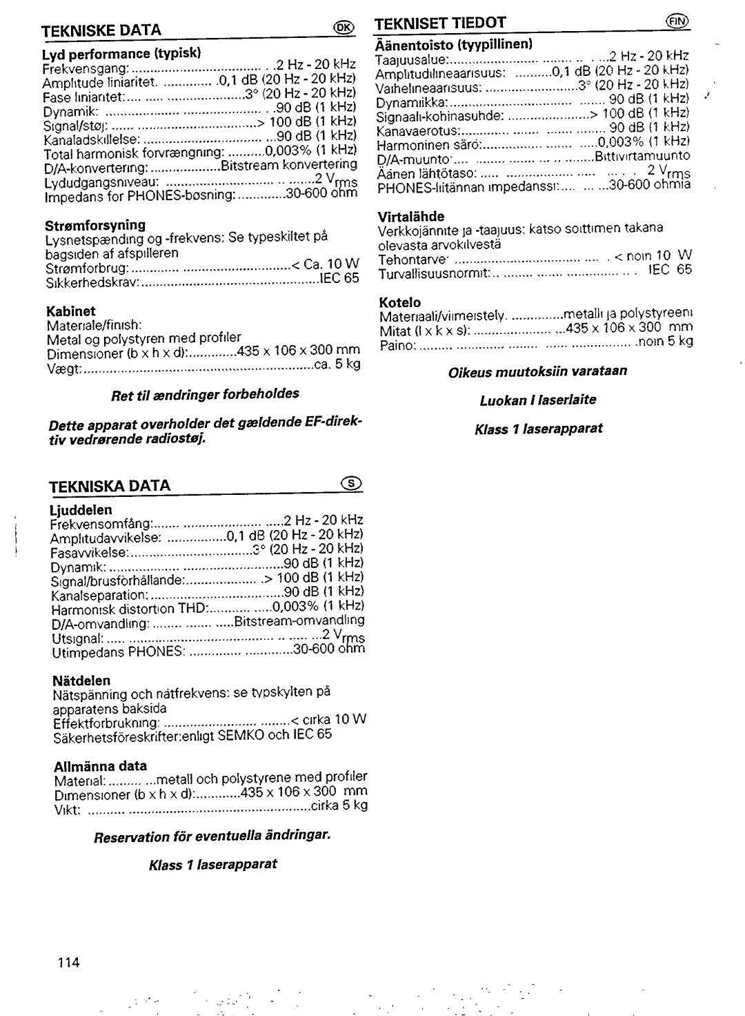 Philips CD 911 manual 