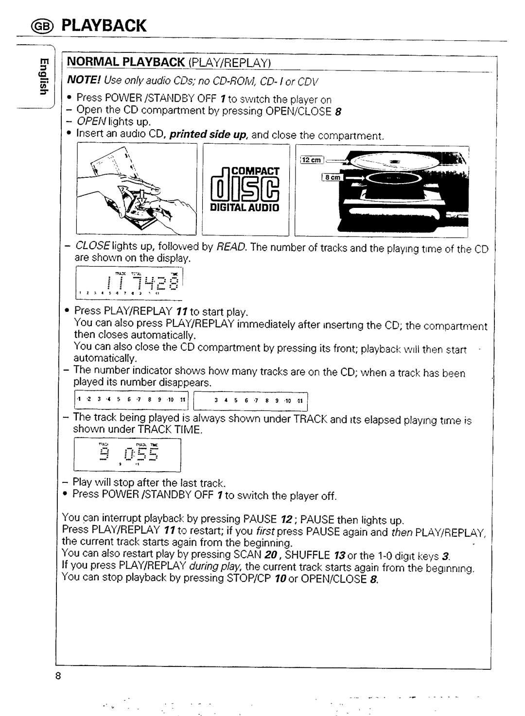 Philips CD 911 manual 