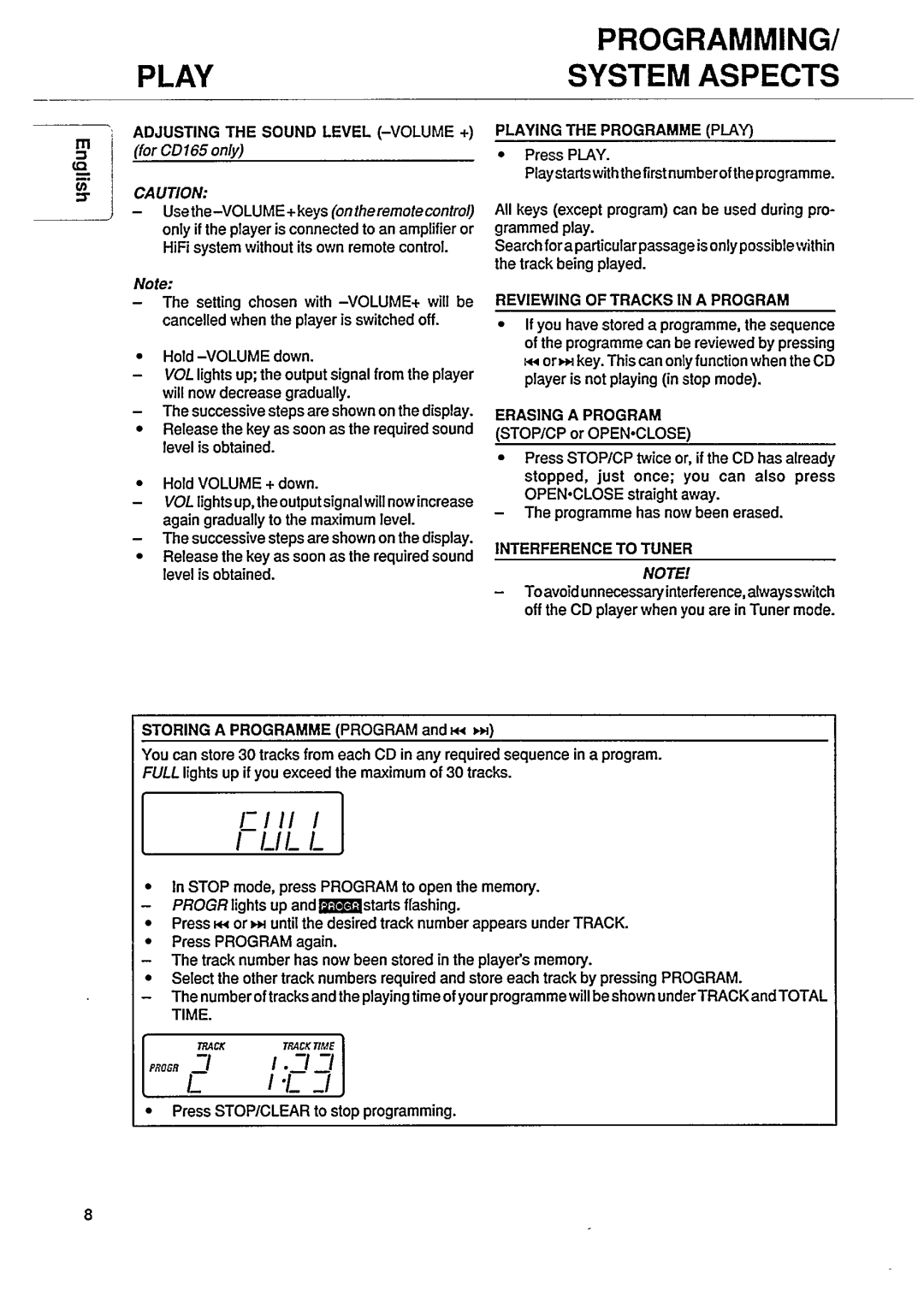 Philips CD165, CD163/05 manual 