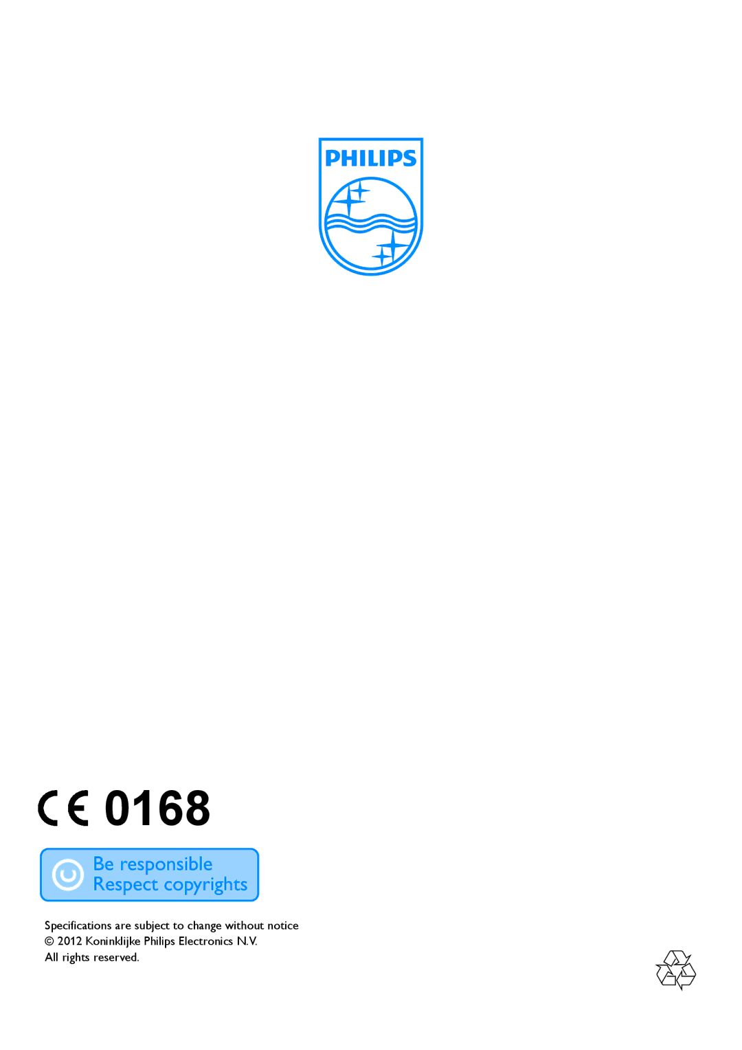 Philips CD195, CD190 user manual 0168 