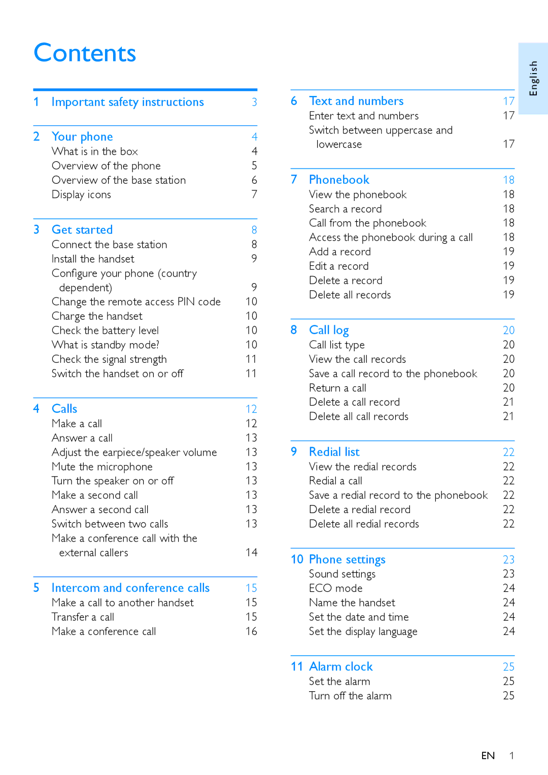 Philips CD295, CD290 user manual Contents 