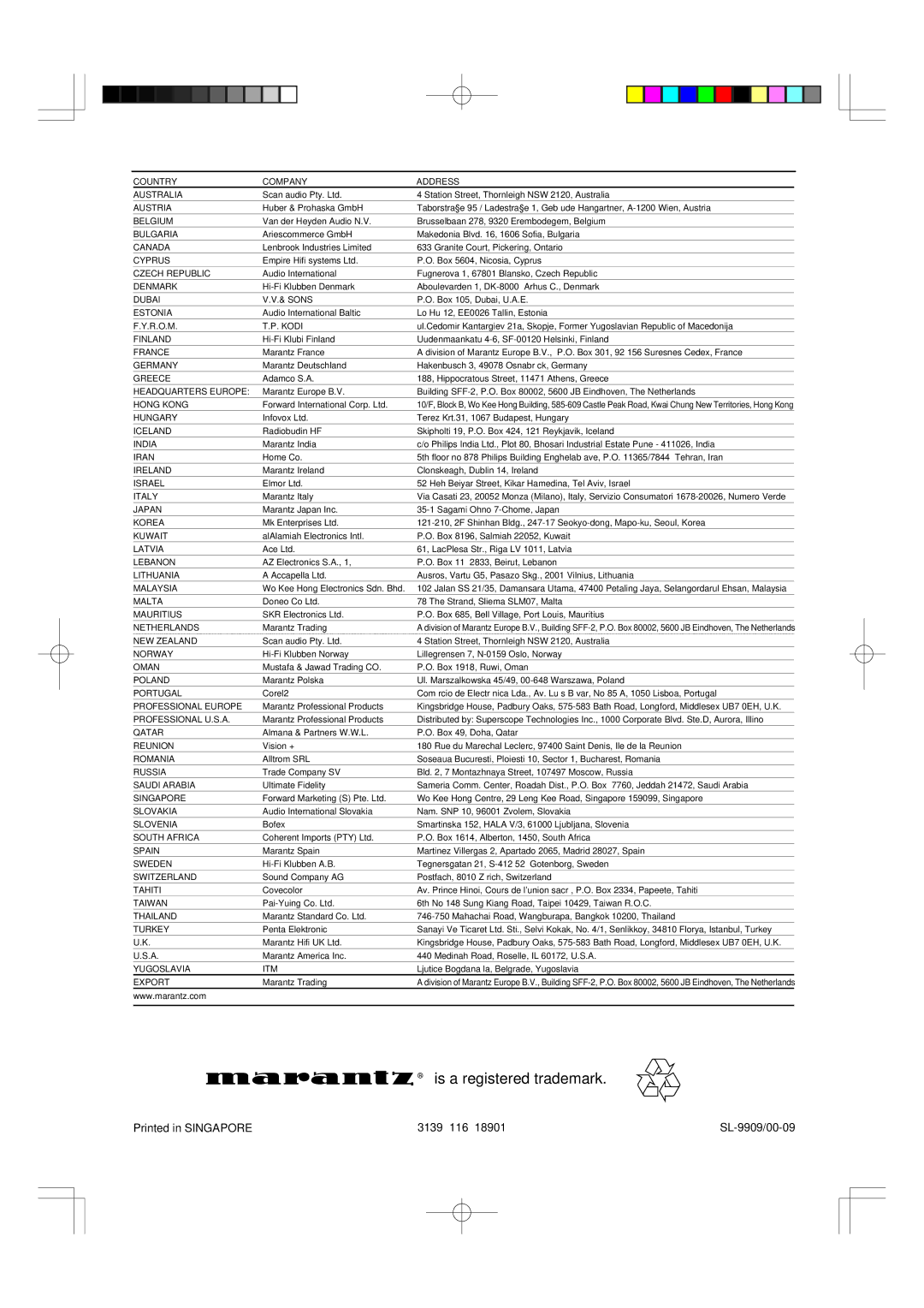 Philips CD5000 manual Is a registered trademark 