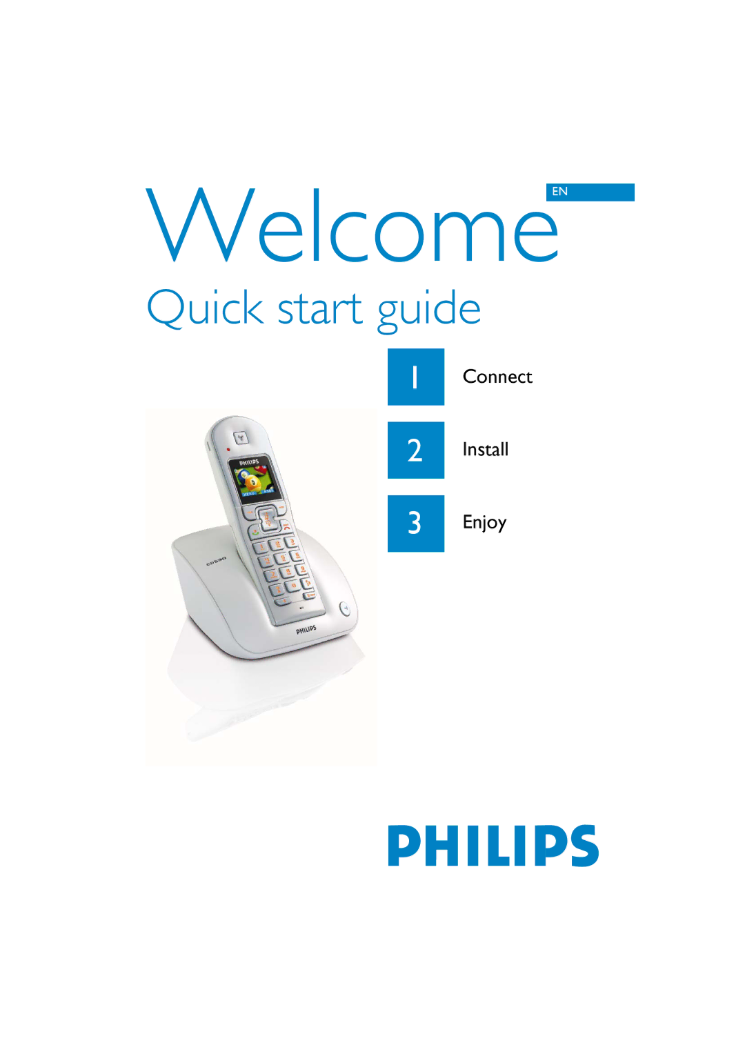 Philips CD530 quick start WelcomeEN 