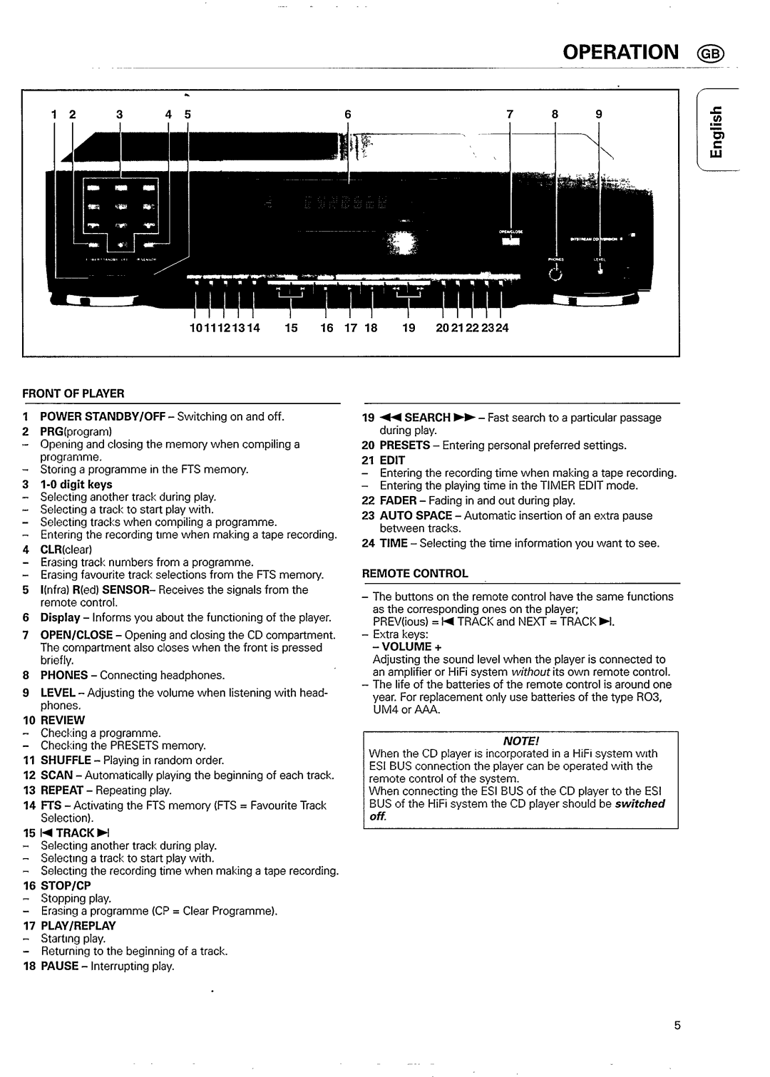 Philips CD 931, CD931/13S manual 
