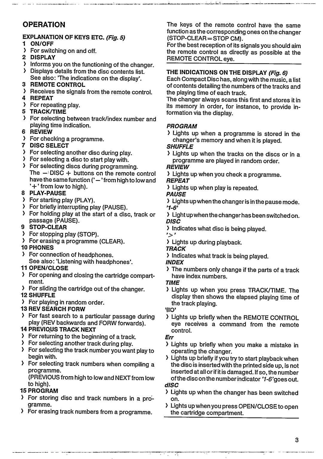 Philips CDC 486 manual 