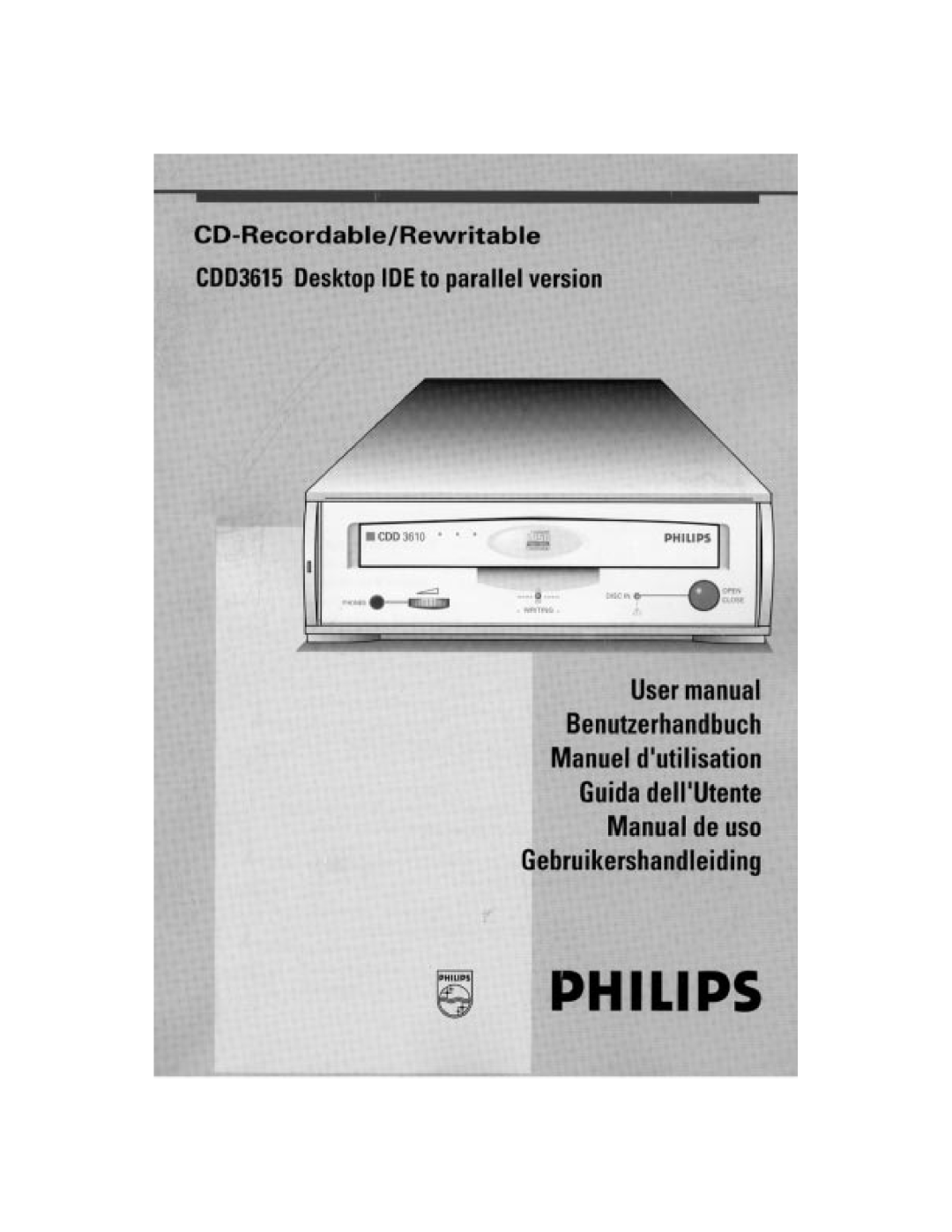 Philips CDD3615 manual 