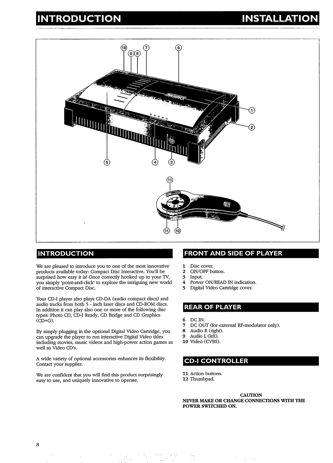 Philips CDI450/86, CDI550 manual 