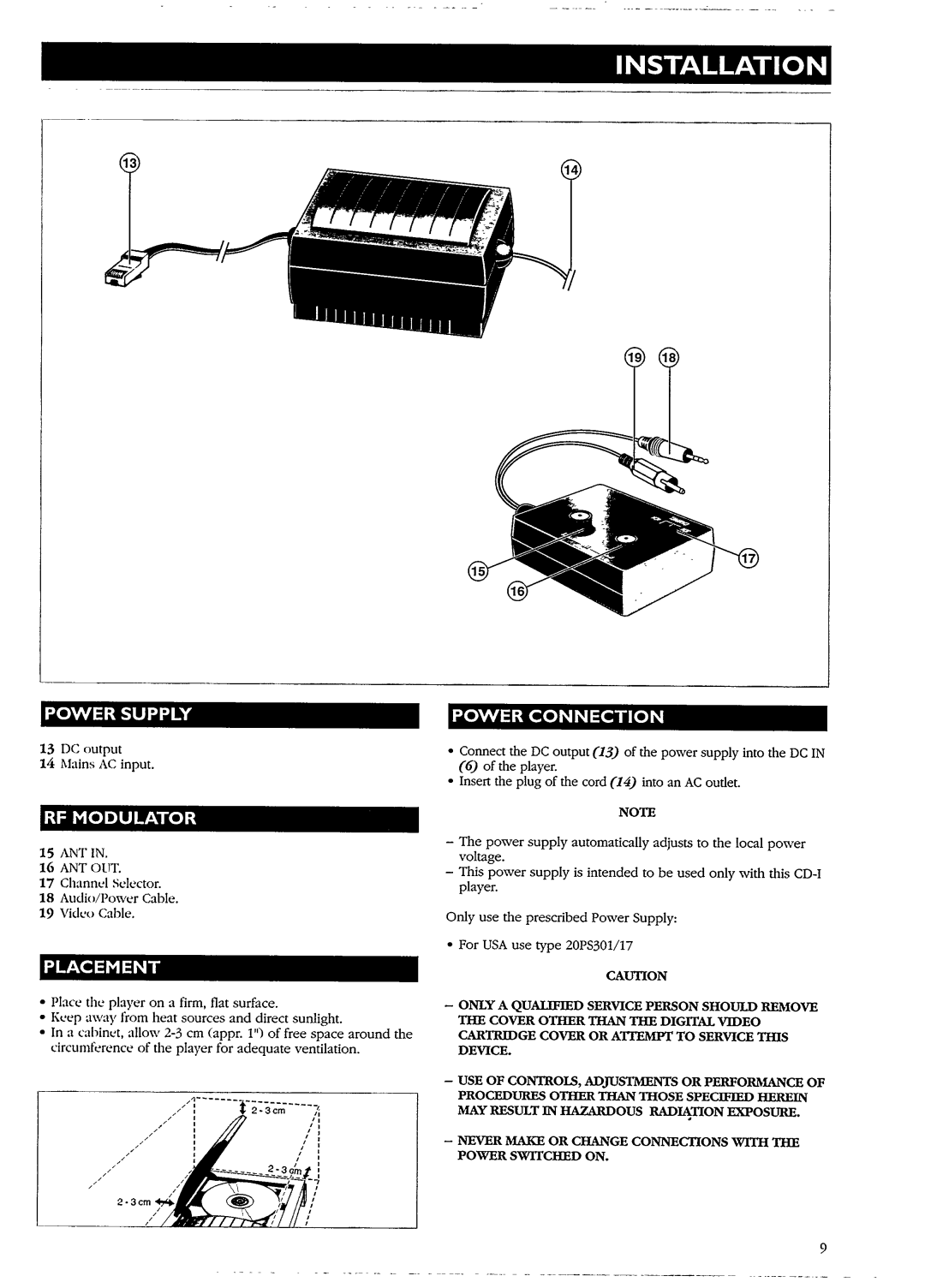 Philips CDI550, CDI450/86 manual 