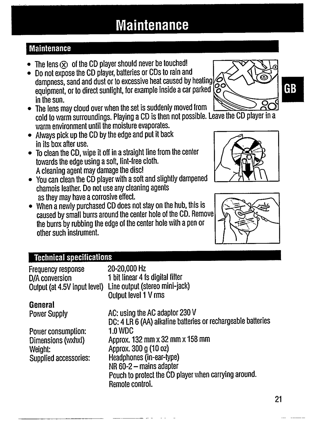 Philips CDP 200 manual 