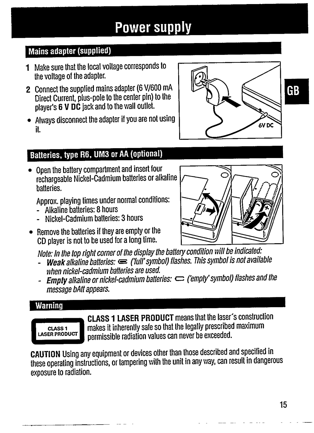 Philips CDP 200 manual 