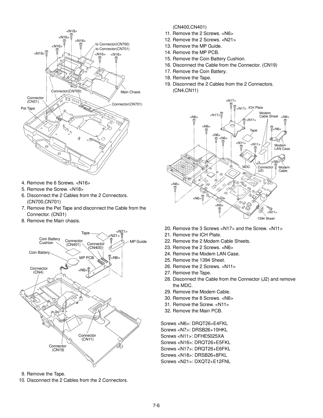 Philips CF-30FTSAZAM service manual Mp Pcb 