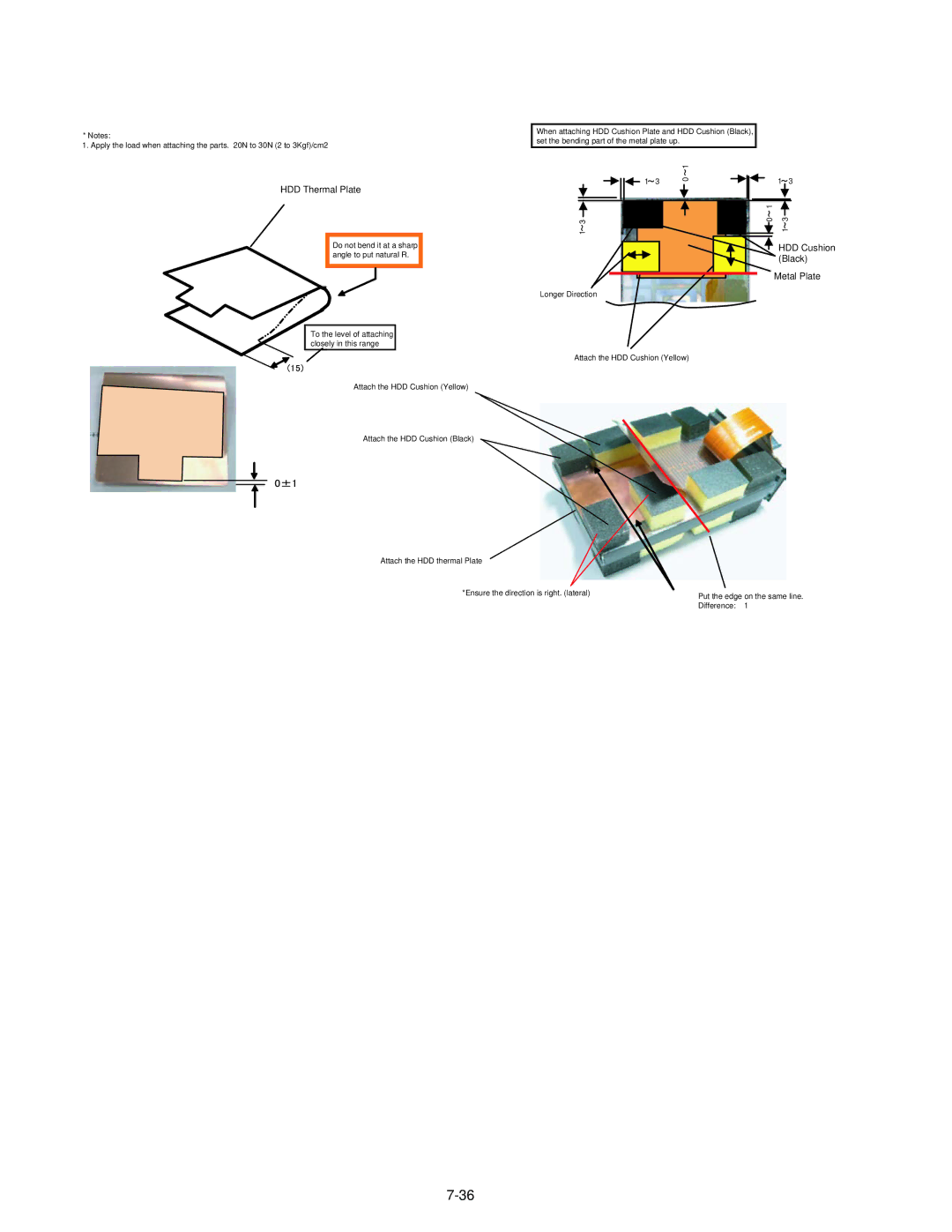 Philips CF-30FTSAZAM service manual HDD Thermal Plate 