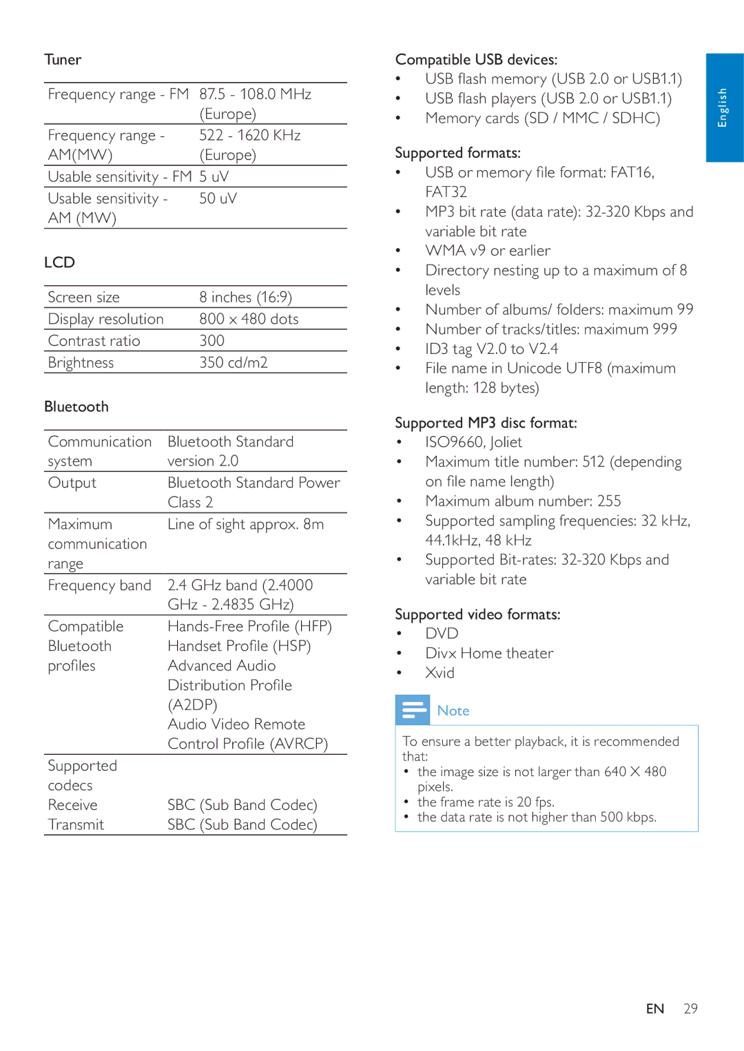 Philips CID3692 user manual Ammw, Am Mw Lcd, Dvd 