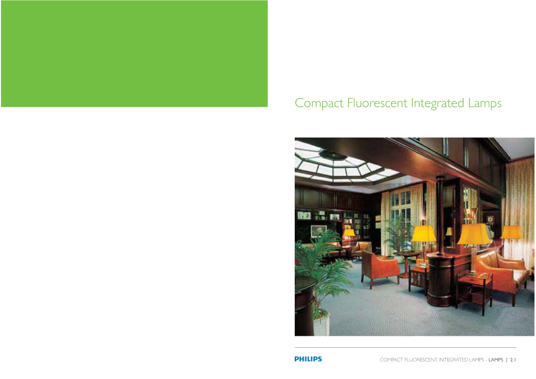 Philips Compact Fluorescent Integrated Lamps manual 