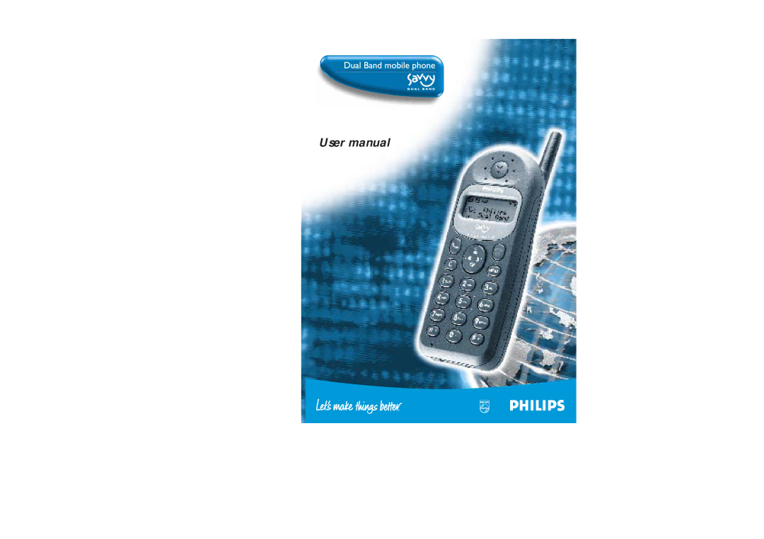 Philips Cordless Telephone Dual Band user manual 