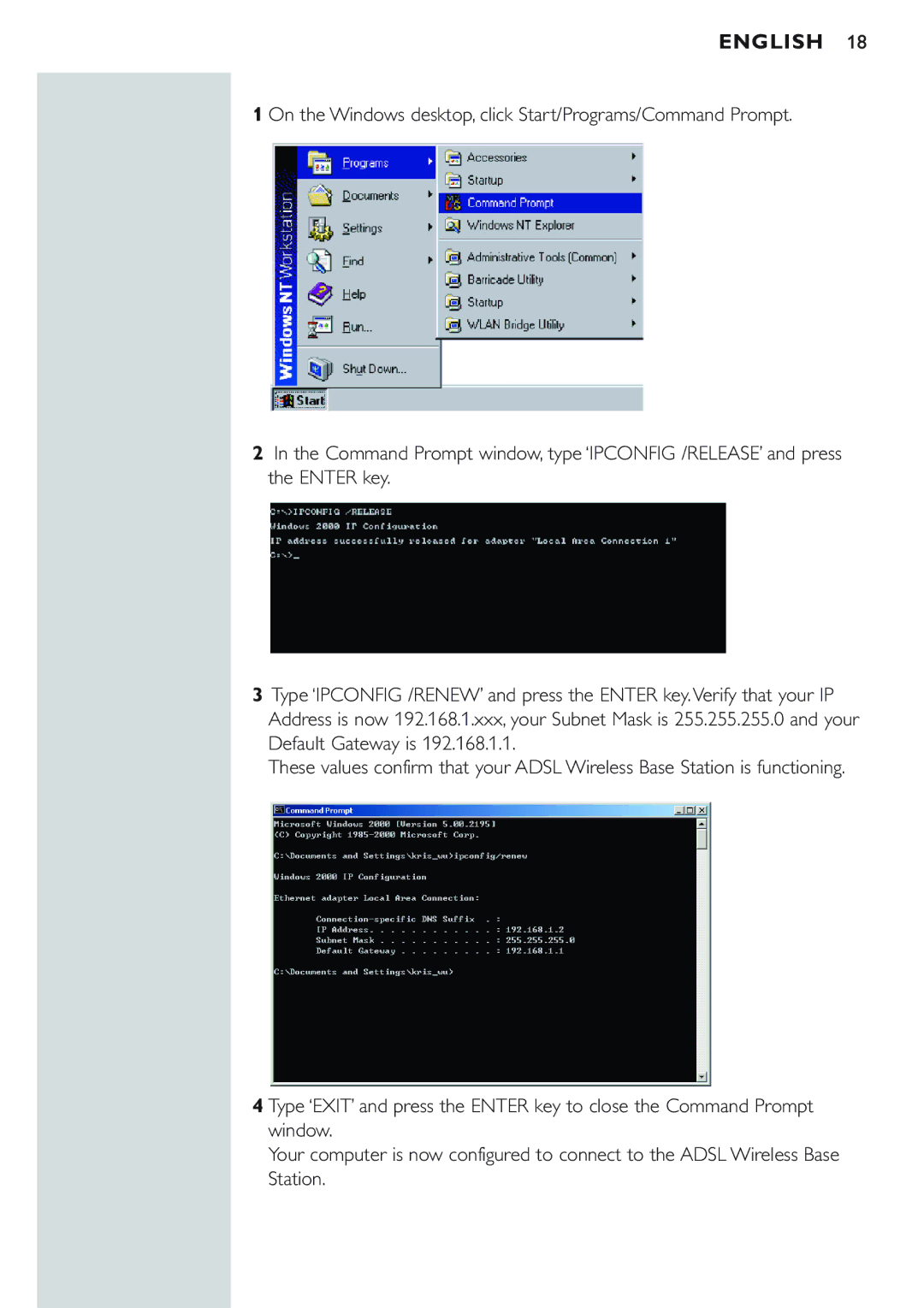 Philips CPWBS154 manual English 