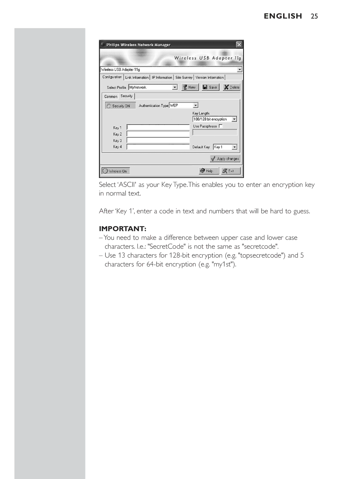 Philips CPWUA054 manual English 