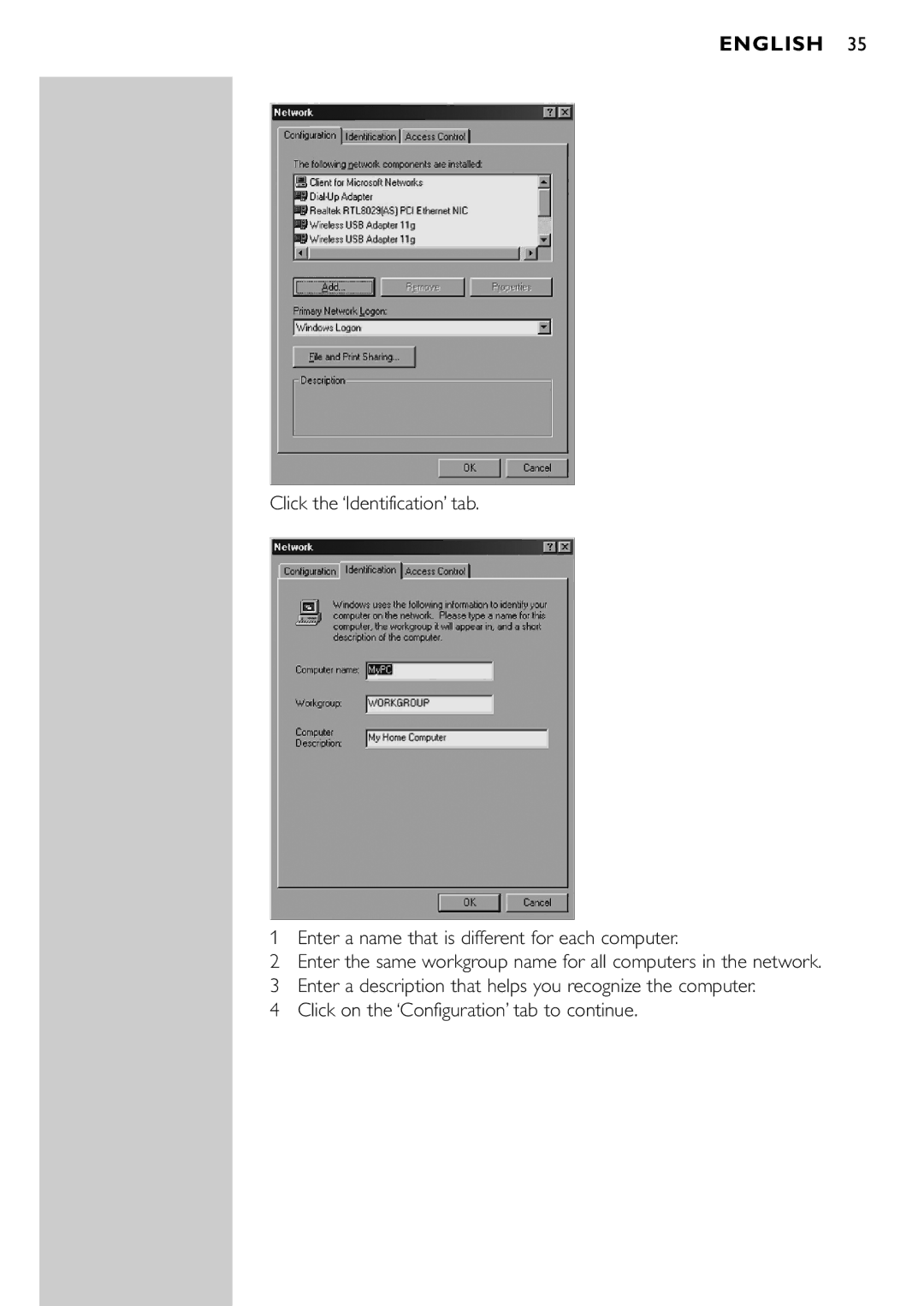 Philips CPWUA054 manual English 