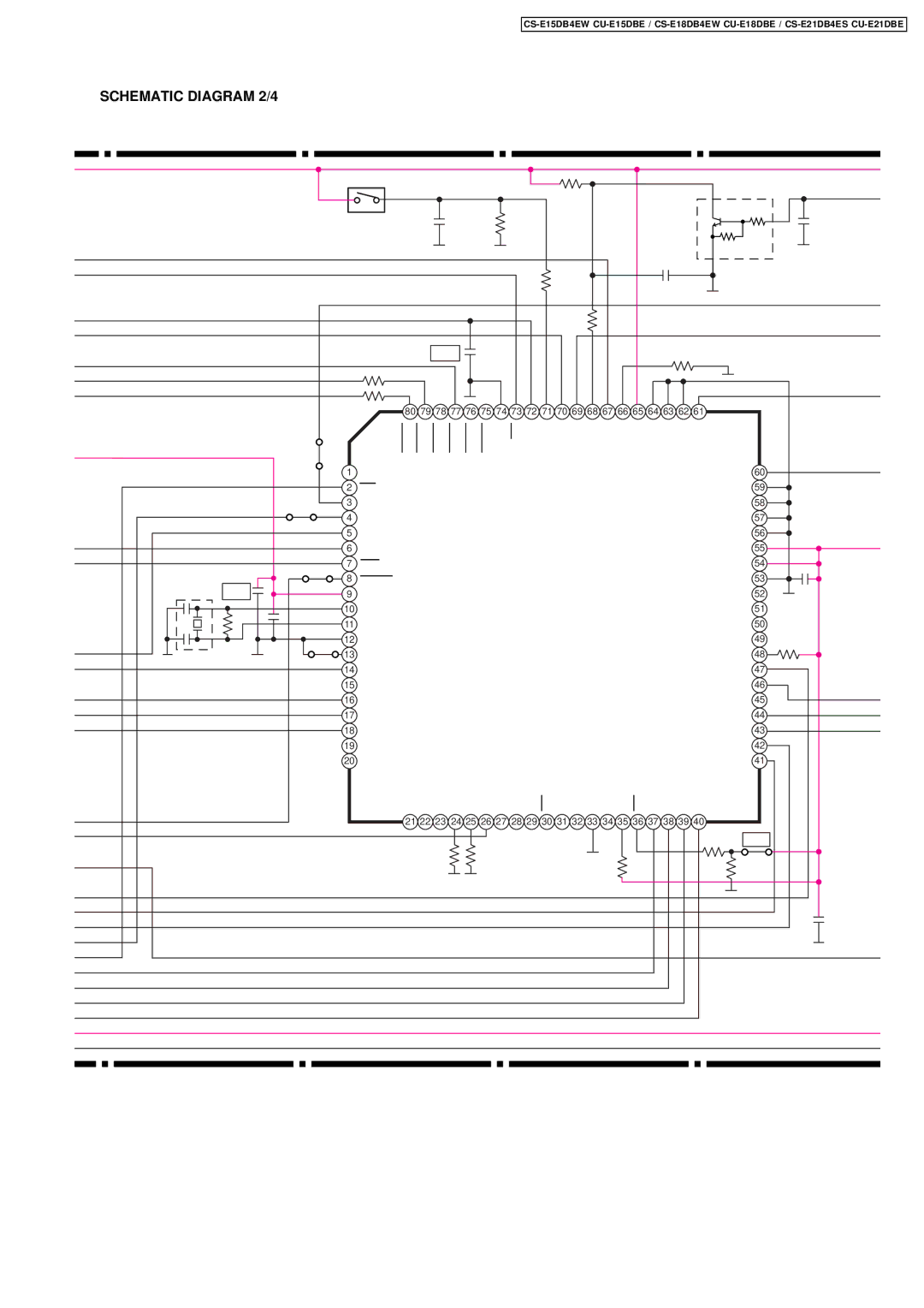 Philips CS-E15DB4EW specifications Schematic Diagram 2/4, R17 