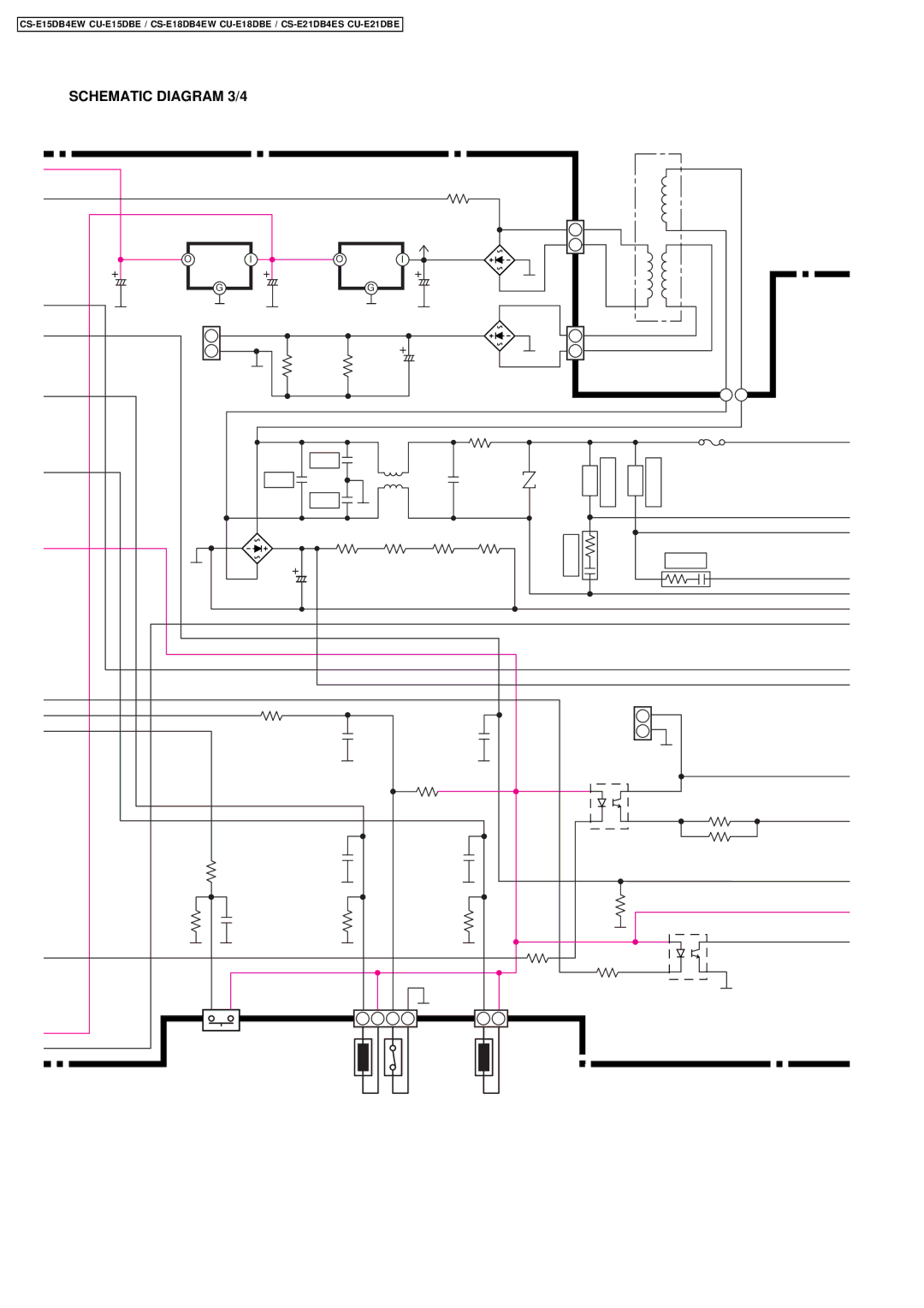 Philips CS-E15DB4EW specifications Schematic Diagram 3/4, SSR02 SSR01 