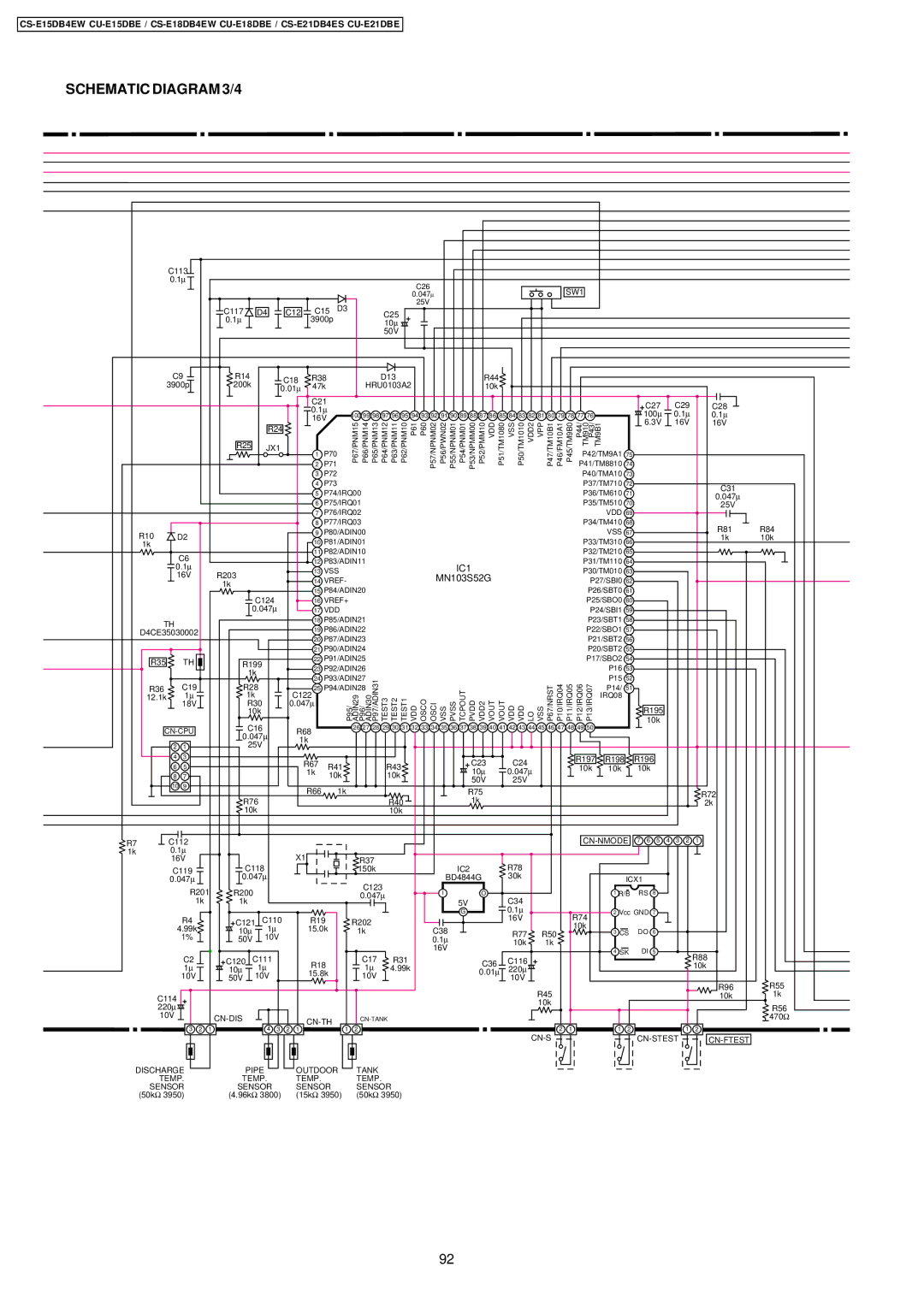 Philips CS-E15DB4EW specifications IC1 