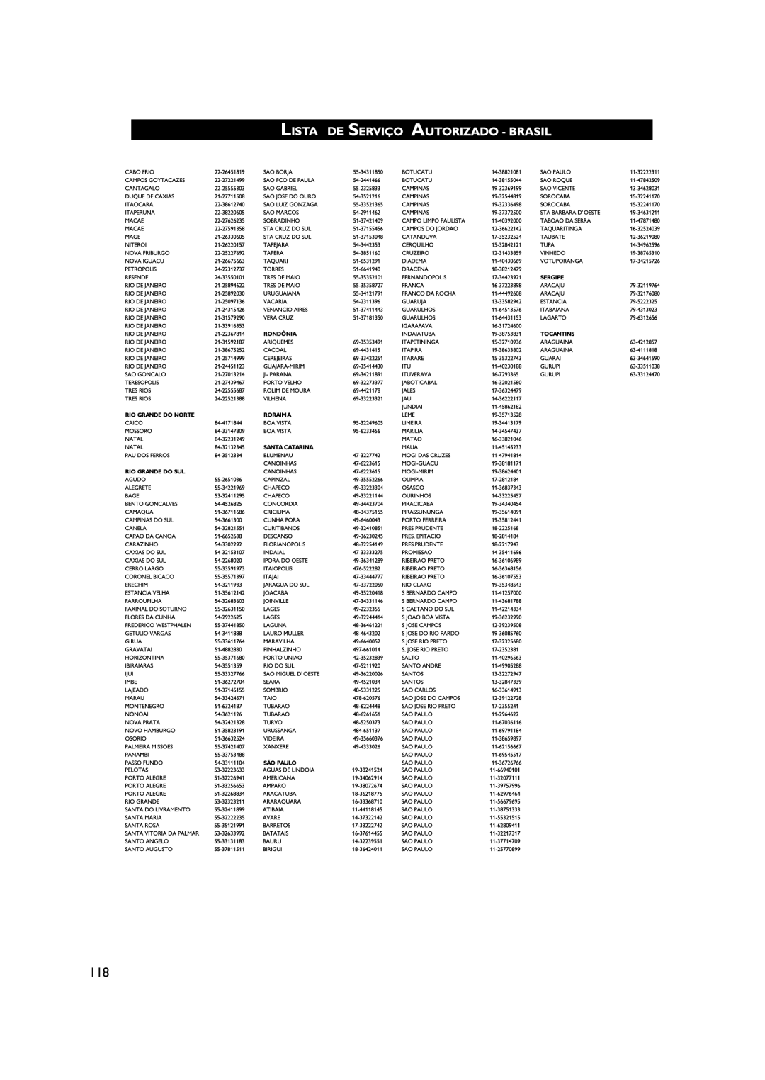 Philips CTS4000/55 manual 118 